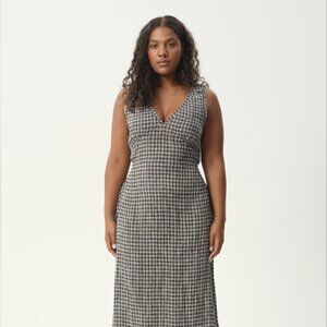 AFENDS Asta Seersucker Maxi Dress